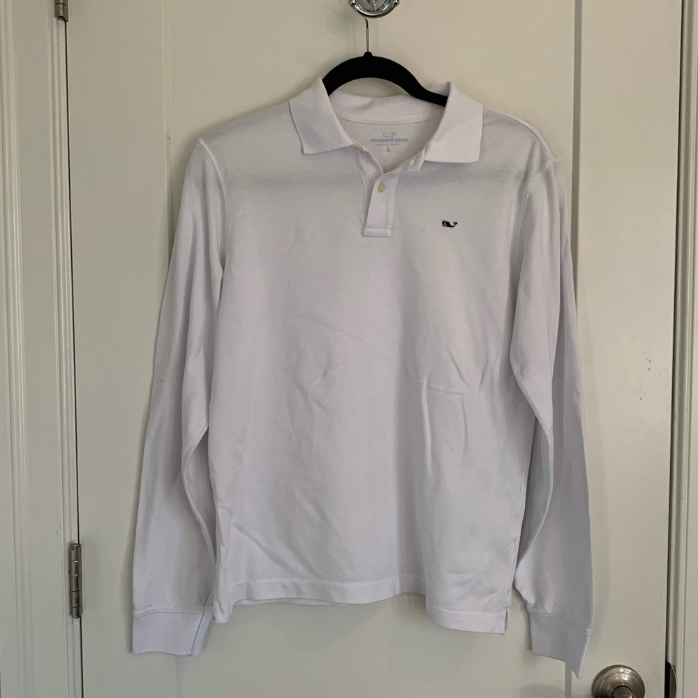 Boys Vineyard Vines Long Sleeve Polo